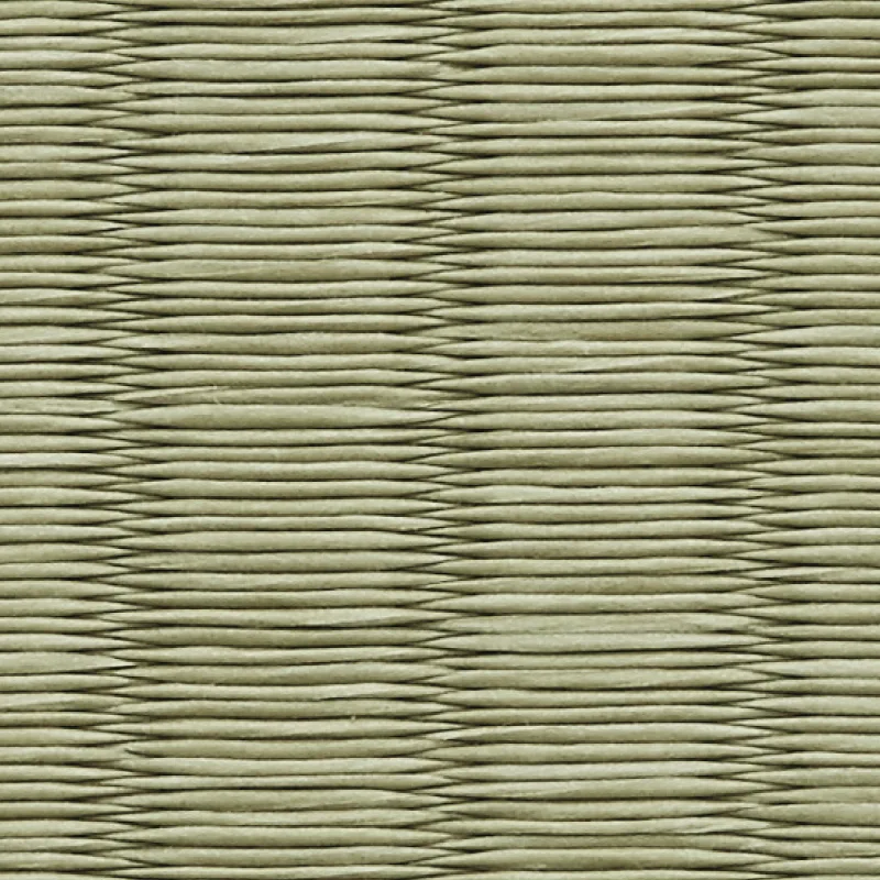 穂波シリーズの新銀白と銀白と若草を組み合わせた和紙畳