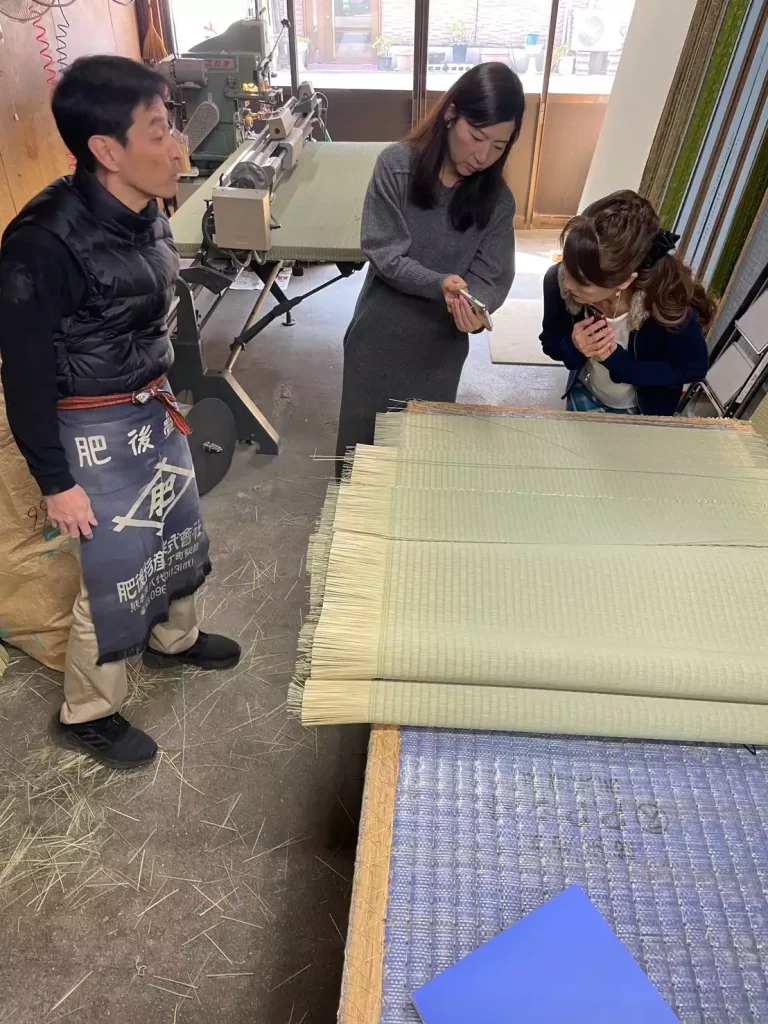 畳おもての見分け方についての講習