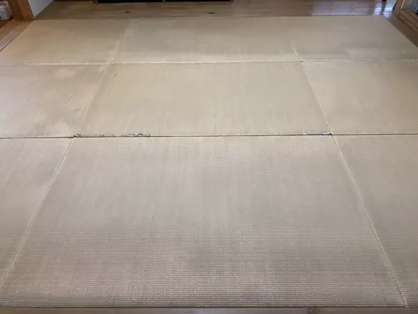 施工前の一畳サイズの琉球畳