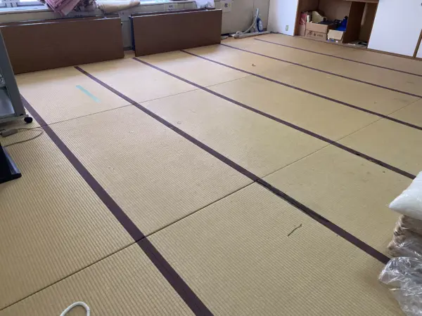 施工前の古畳21枚