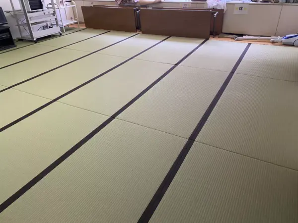 施工後の新調畳21枚