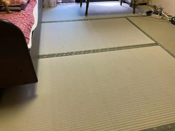 施工後の祝儀敷き